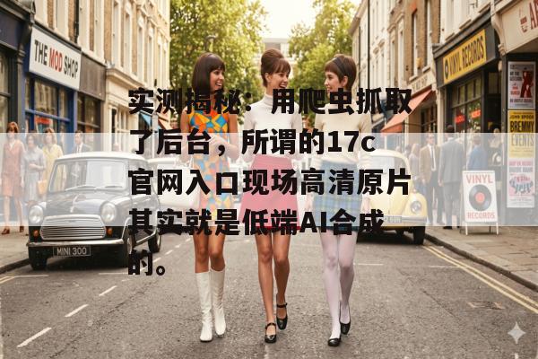 实测揭秘：用爬虫抓取了后台，所谓的17c官网入口现场高清原片其实就是低端AI合成的。